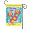 Toland Home Garden Blue and Pink Flip Flop Fun Outdoor Garden Flag 18" x 12.5"